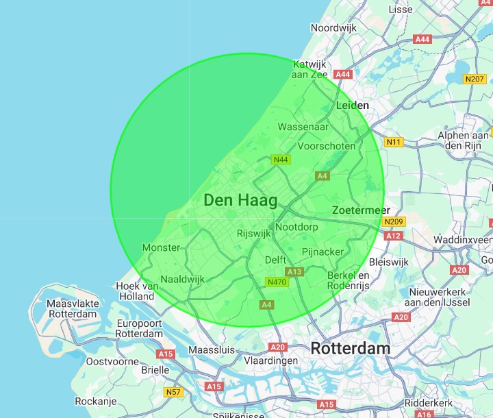Werkgebied aannemer regio Den Haag