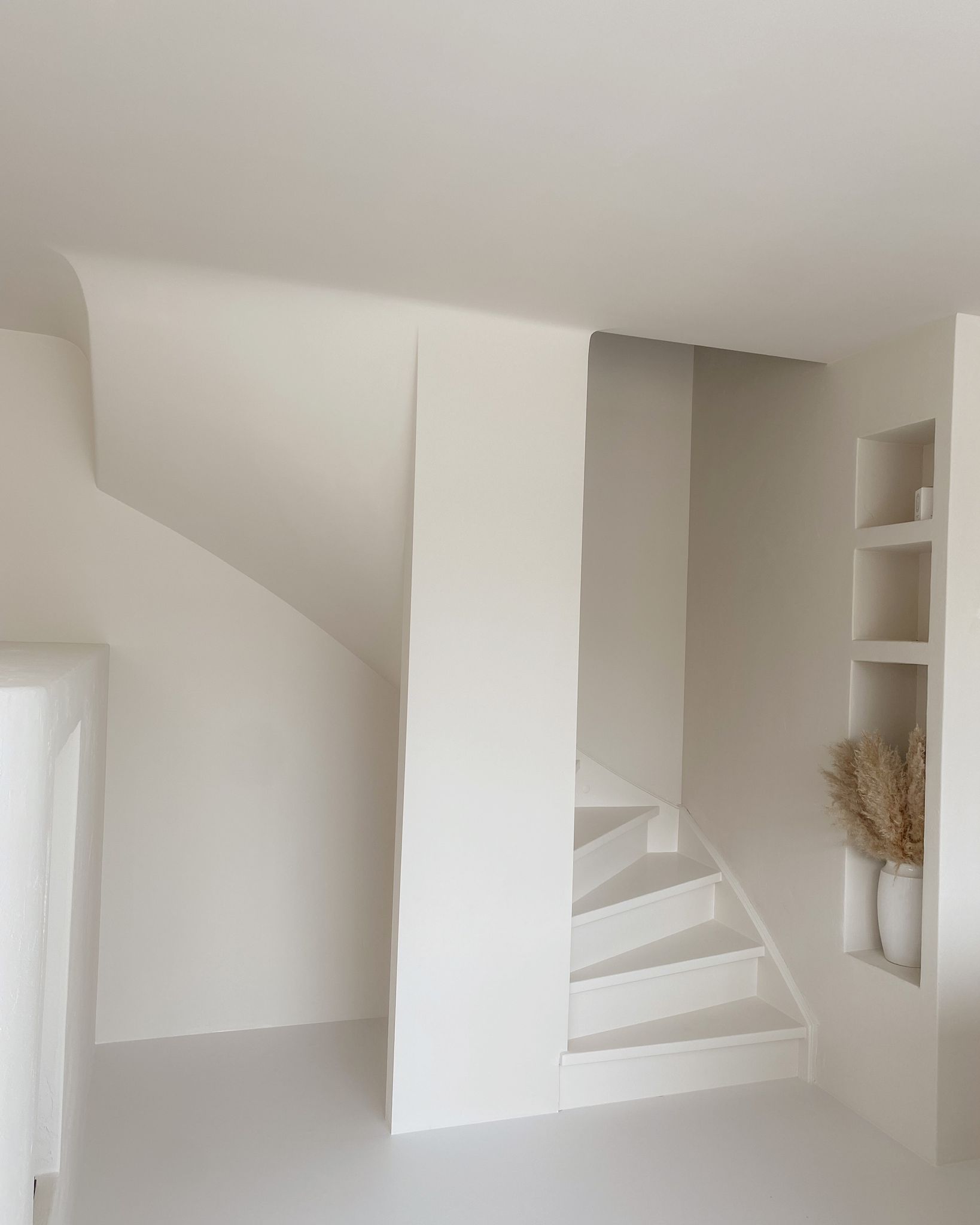 Mooie gestucte muren en plafond